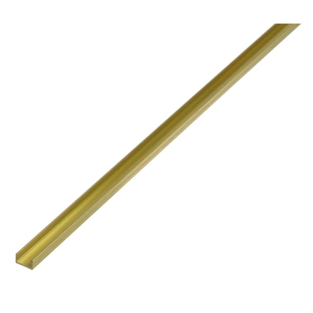 U-Profil Messing 6 mm x 6 mm x 1.000 mm