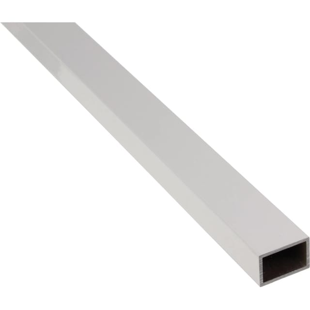 Rechteckrohr Alu Silber