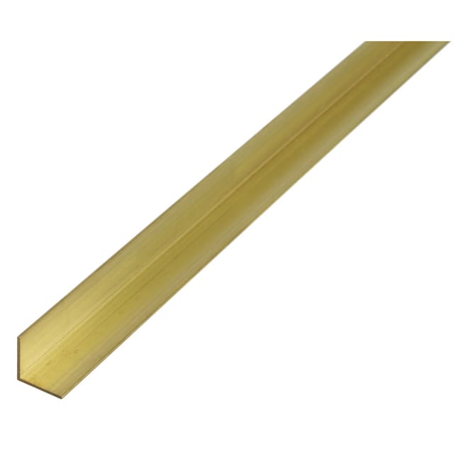 Winkelprofil gleichschenklig Messing 15 mm x 15 mm x 1.000 mm