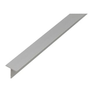 T-Profil Aluminium 15 mm x 15 mm x 1.000 mm Silber