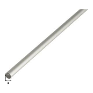 Rundstange Silber eloxiert 10 mm x 10 mm x 1000 mm