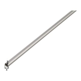Rundrohr Silber eloxiert 10 mm x 10 mm x 1000 mm