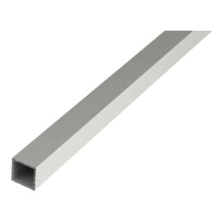 Vierkantrohr Silber eloxiert 15 mm x 15 mm x 2000 mm