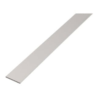 Flachstange Silber eloxiert 2 mm x 15 mm x 2000 mm