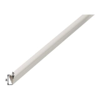 Klemmprofil Kunststoff 0,9 mm x 15 mm x 1.000 mm Weiß