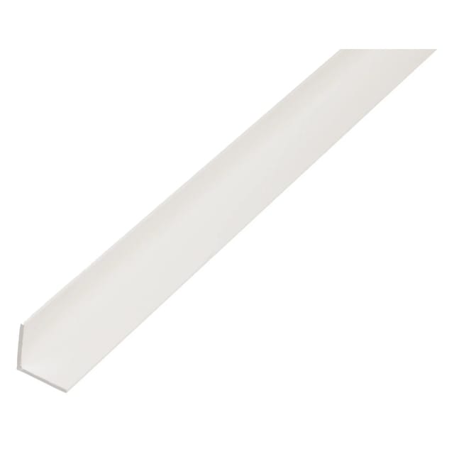 Winkelprofil gleichschenklig Kunststoff 30 mm x 30 mm x 1.000 mm Weiß