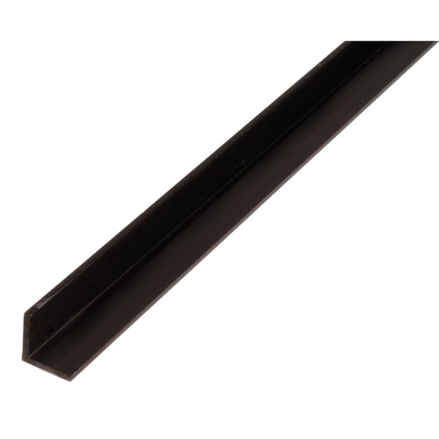 Winkelprofil gleichschenklig Kunststoff 30 mm x 30 mm x 1.000 mm Schwarz