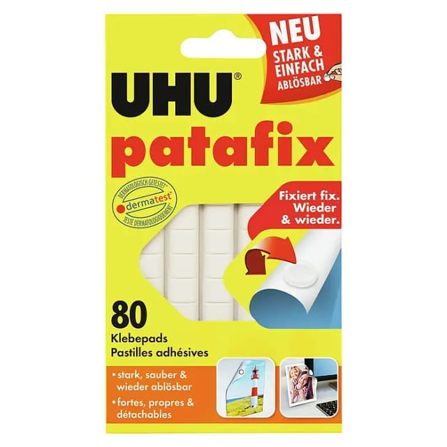 Uhu Patafix Original Weiß 80 Pads