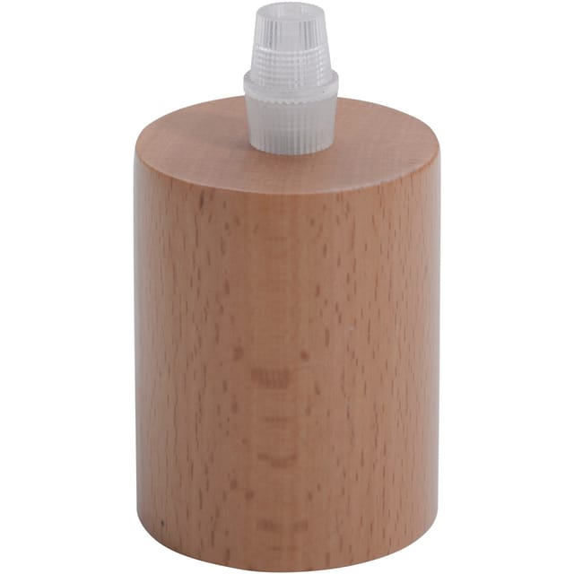 Just Light. Fassung E27/60 W in Holz-Natur