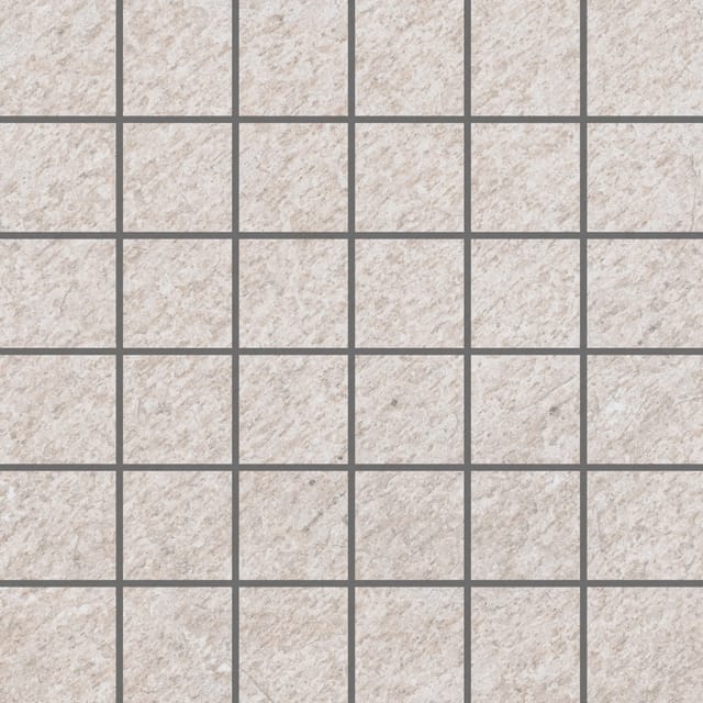 Vitra Mosaikfliese Olympus Feinsteinzeug Weiß 30 cm x 30 cm