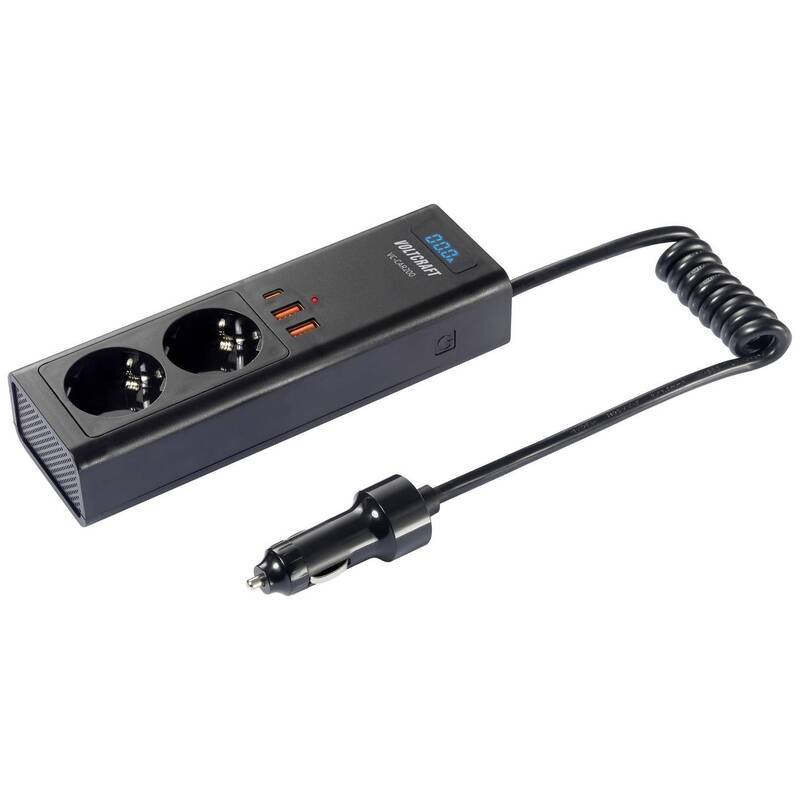 [neuwertig] B-ware Voltcraft Wechselrichter Vc-car200 200w 12v Dc 230v Ac Usb Zigarettenanzünder