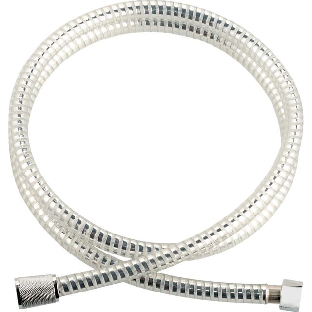 Kunststoff-Brauseschlauch 150 cm Silberfarben-Transparent
