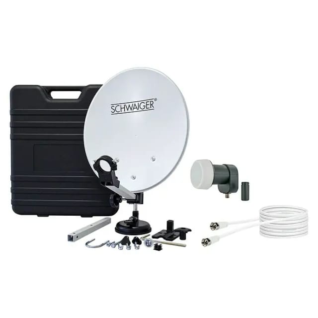 Schwaiger SAT-Anlage Single-LNB im Koffer