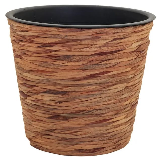 PP-Übertopf mit Wasserhyazinthe Ø 40 cm x 32 cm Natur