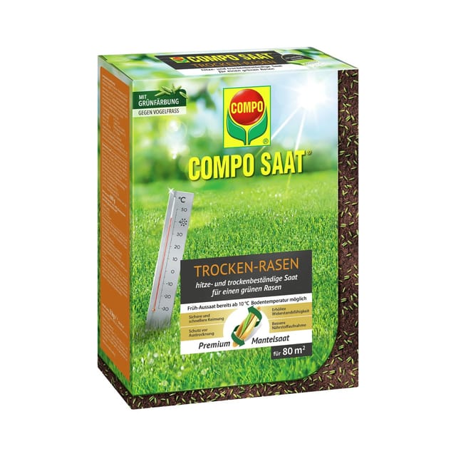 Compo Saat® Trocken-Rasen 2 kg für 80 m²