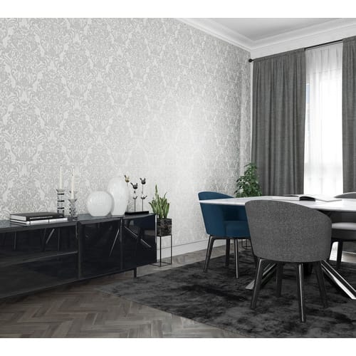Marburg Vliestapete City Glam Ornamental Grau