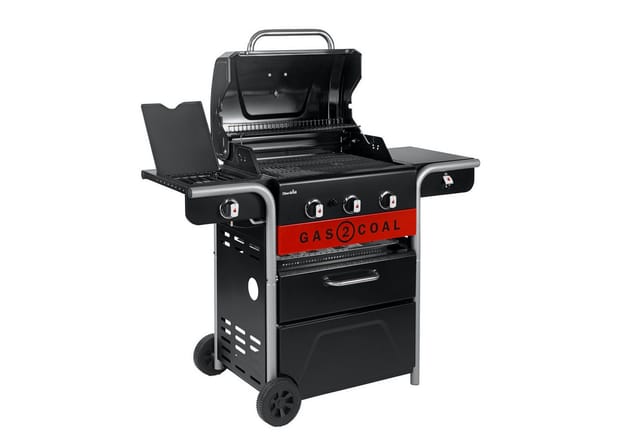 Char-Broil® Kohle- und Gasgrill Hybridgrill Gas2Coal 2.0 330 mit 3 Brennern