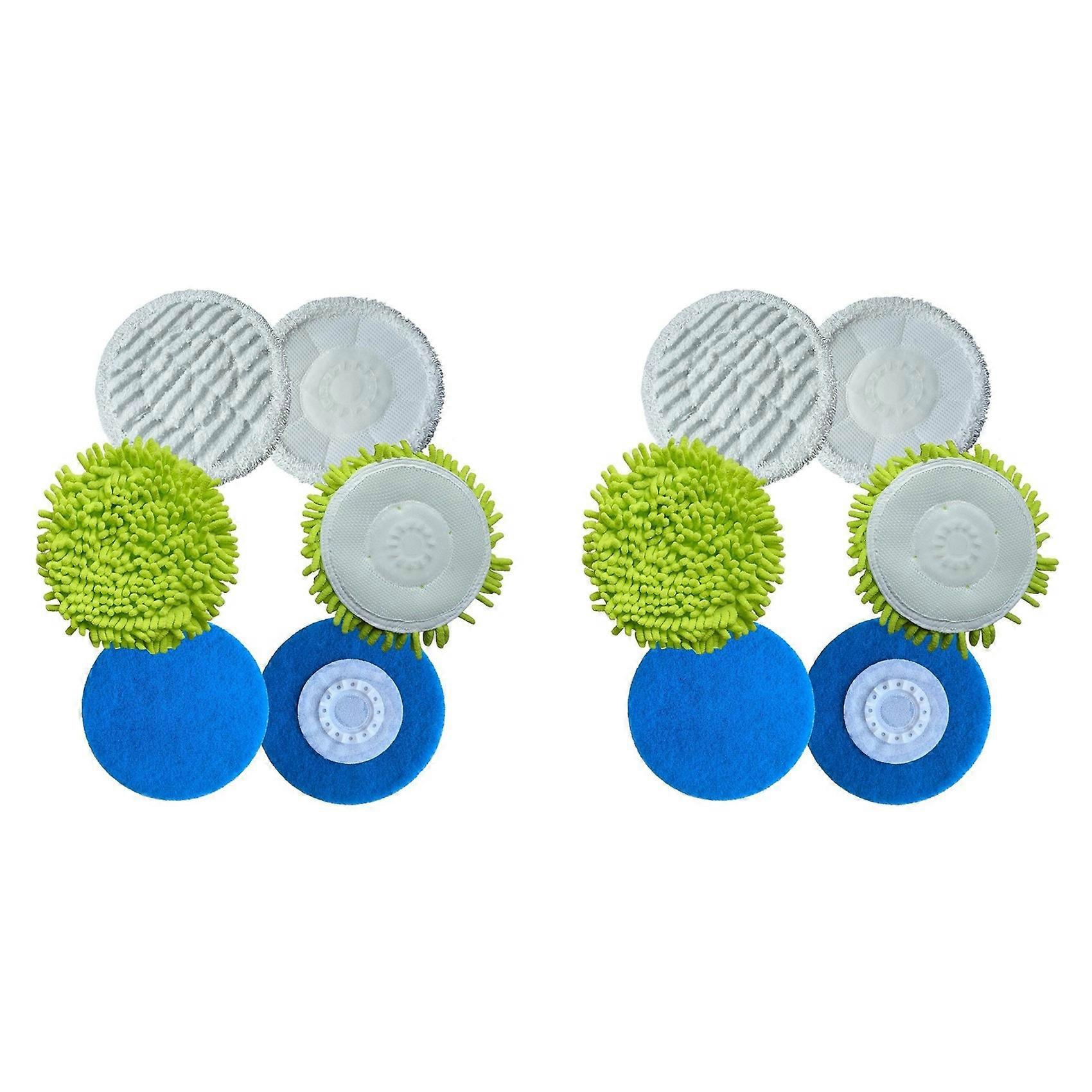 12x Ersatz-dampfmopp-pads Für Shark S7001, S8201, S7000amz, S8001, S7000, S7001tgt, S7005 Und S7020