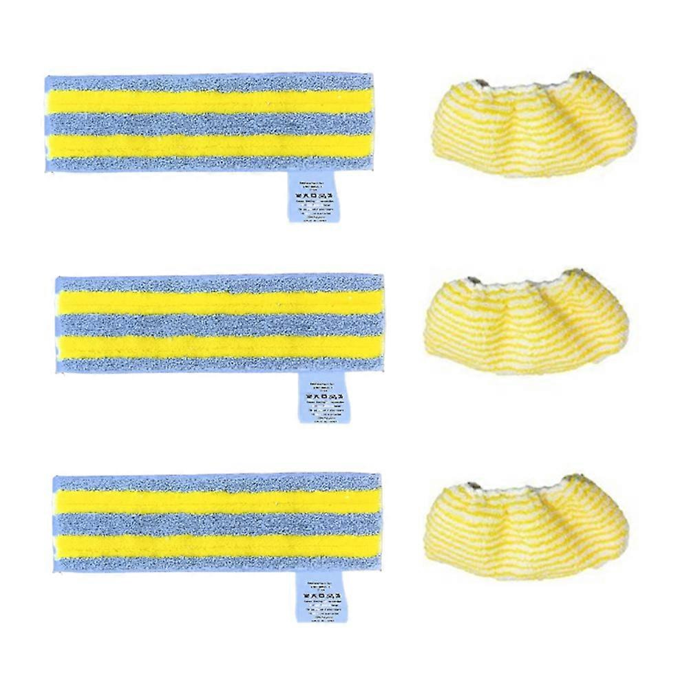 6-teiliges Set Mikrofasertücher Für Kärcher Sc1 Sc2 Sc3 Sc4 Sc5 Dampfreiniger, Ersatzteile, Bodendüsenpads