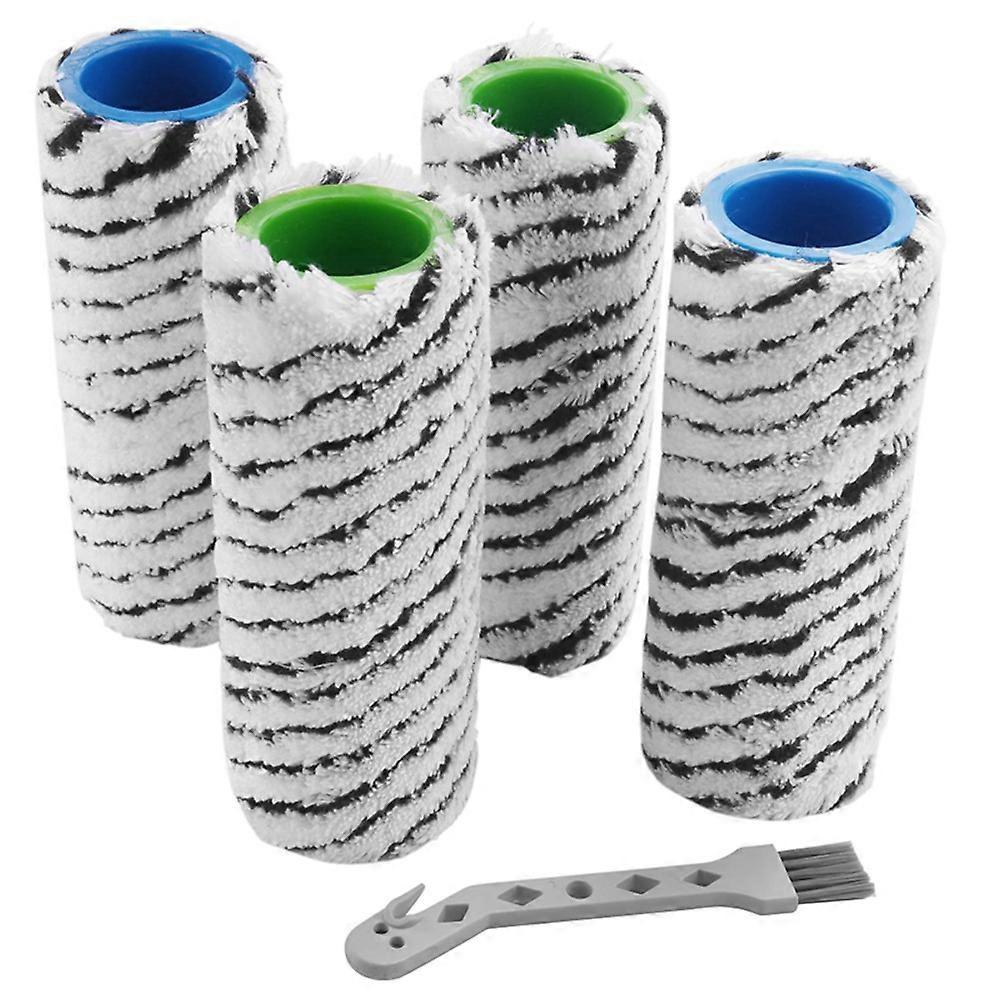 4-teiliges Walzenbürsten-set Für Kärcher Fc7, Fc7 Premium, Fc5, Fc5 Premium Und Fc3 Akku-bodenreiniger