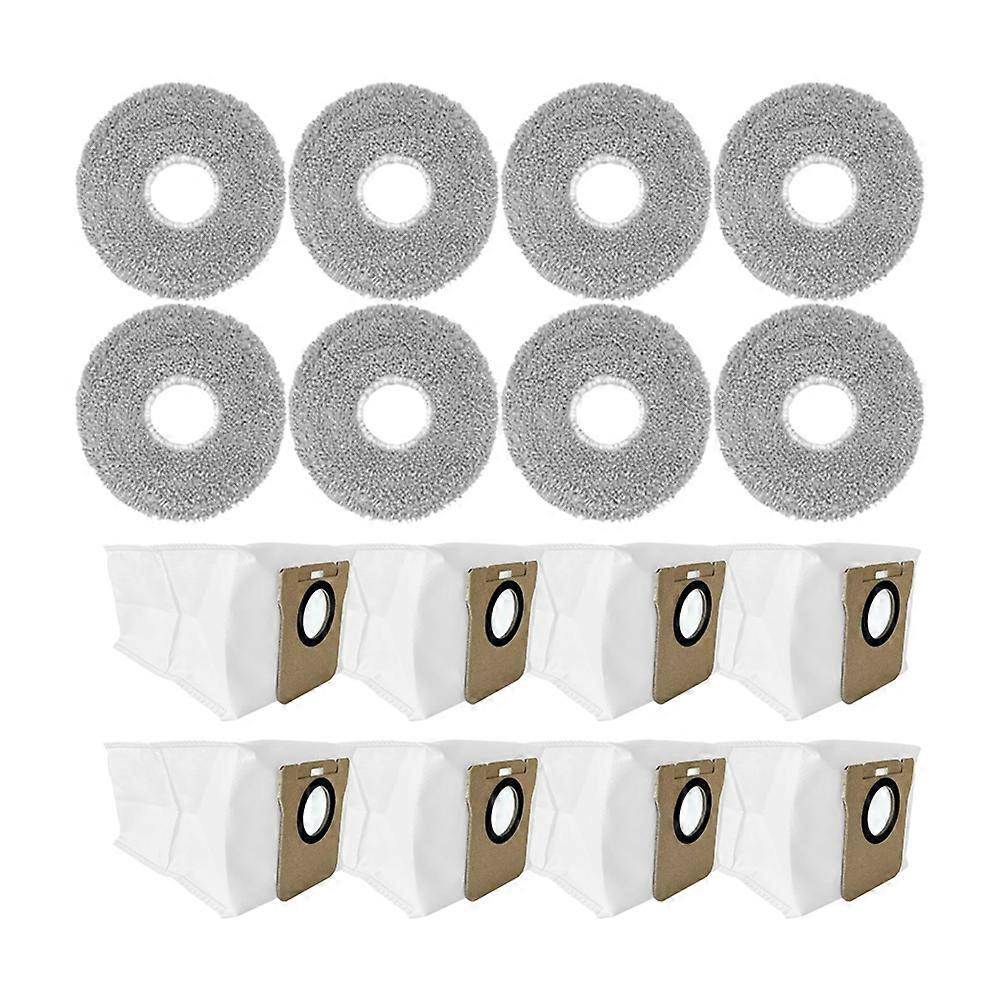 16-teiliges Set Wischmopp-beutel Und Staubbeutel Für Xiaomi X20 Plus / X20 Max / X10+ / Mijia M30s/m40 Und Dreame L10 Ultra/l20 Ultra / L30 Ultra
