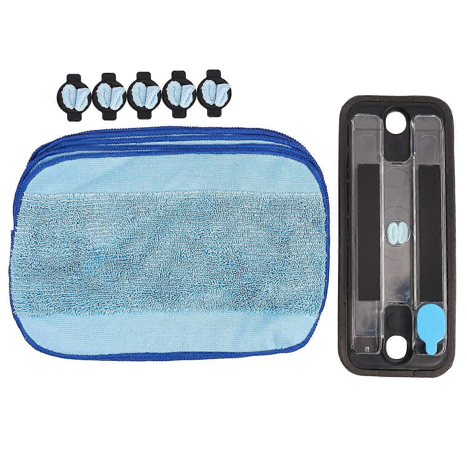 Ersatzteile Für Irobot Braava 380t, 380t, 320 Mint, 4200, 5200 Staubsauger: Wischmopp-pad, Pro-clean-wischmopp, Reinigungsbehälter, Dochtkappe Und Mopp