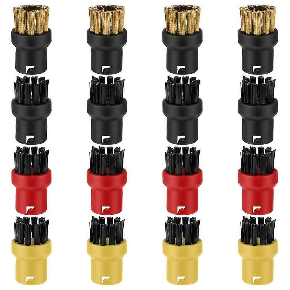 16-teiliger Dampfreiniger-bürstenkopf Für Kärcher Sc1, Sc2, Sc3, Sc4, Sc5, Sc7 Und Ctk10 – Ersatz Für Harte Oberflächen