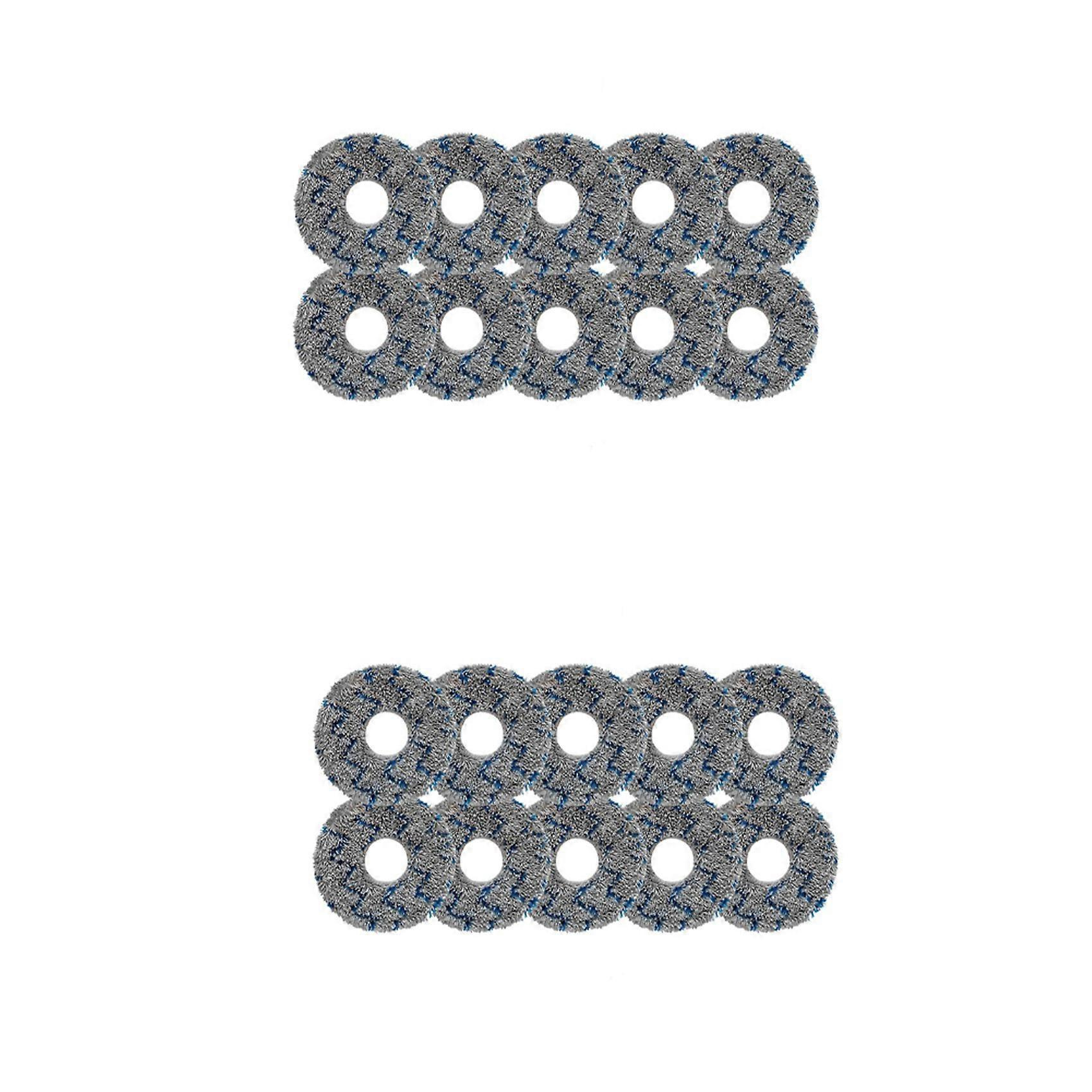 20 Stück Waschbare Und Wiederverwendbare Wischpads Für Ecovacs Deebot T10 Omni/t10 Turbo/x1 Omni/x1 Turbo