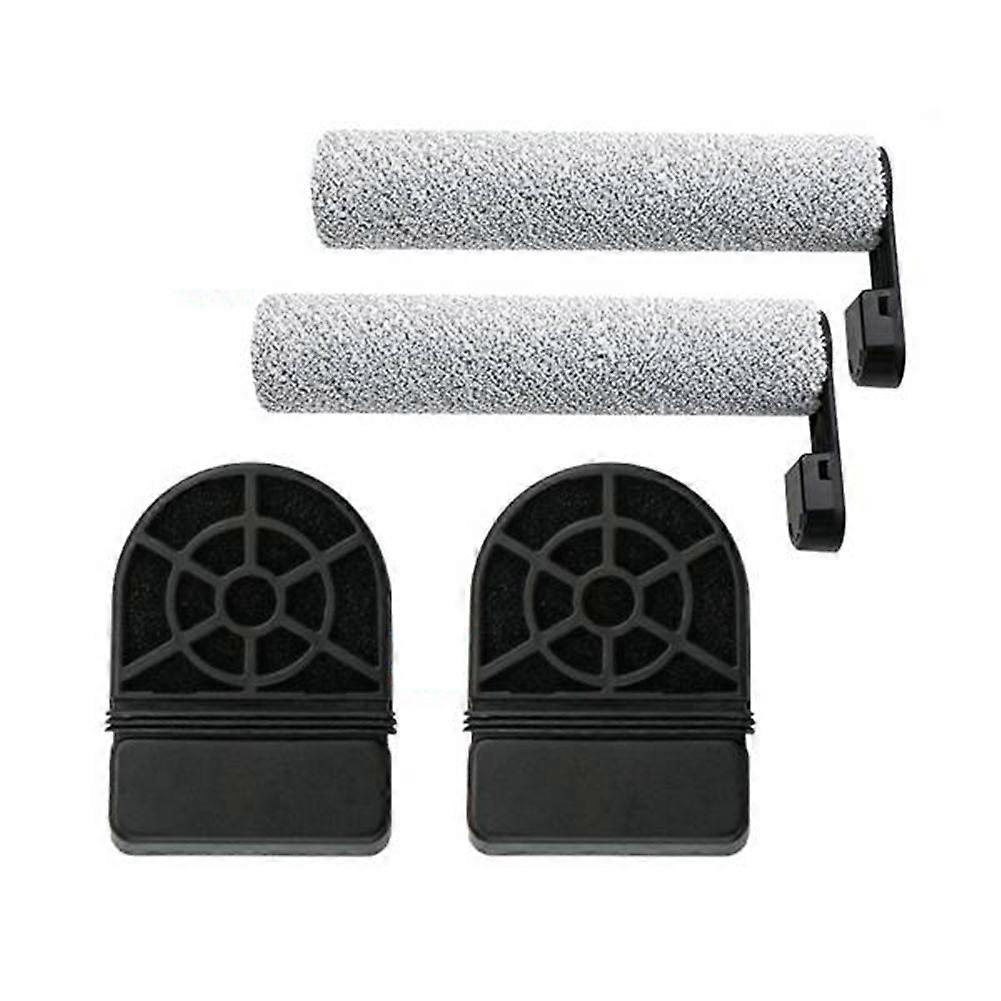 4-teiliges Staubsauger-bürsten- Und Filterset Für Xiaomi Mijia 3 Max, 3 Pro Und 2 Bodenreinigungsmaschinen – Ersatzteile Für Walzenbürste Und Filter