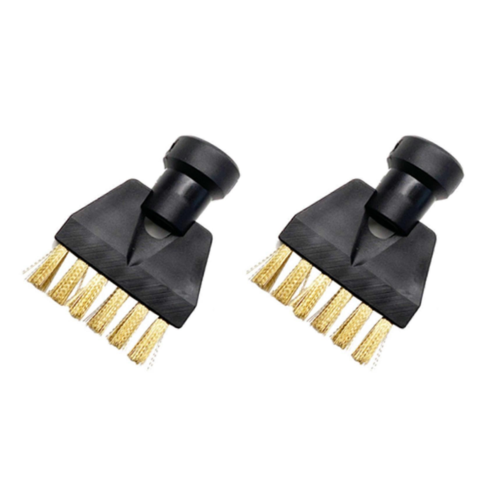 2x Flache Kupferbürste Für Kärcher Sc1 Sc2 Sc3, Reinigungsbürste Für Dampfreiniger-aufsatzadapter, Haushaltsreinigungsdüse