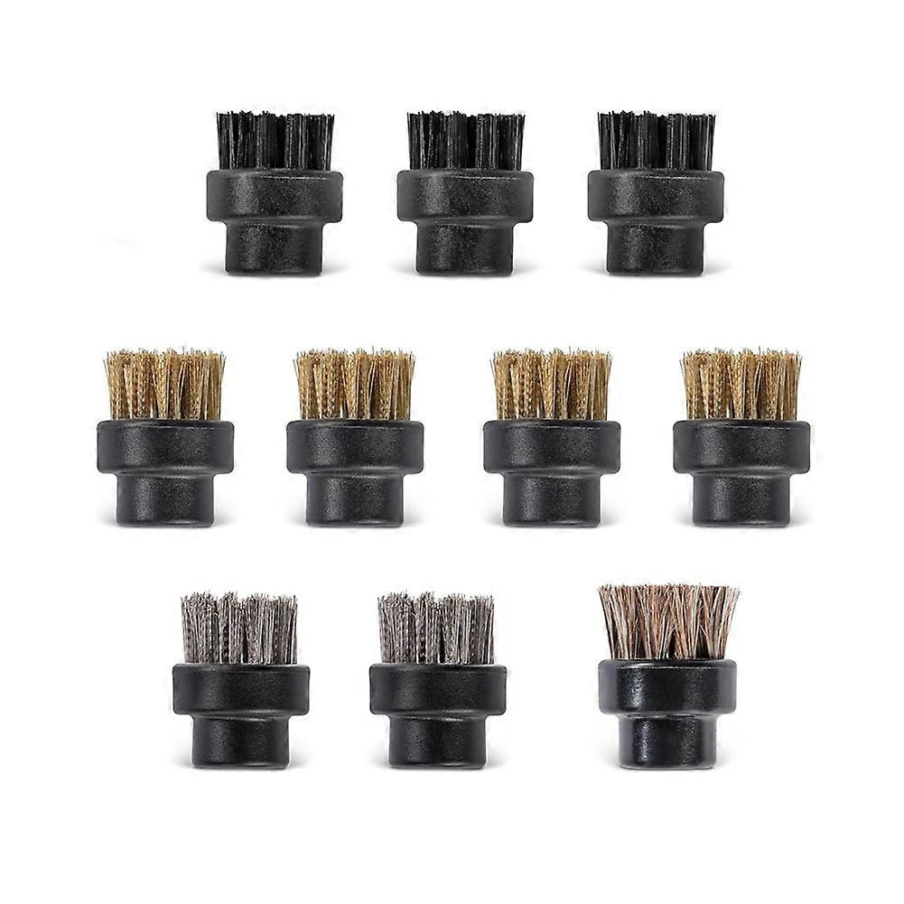 10-teiliges Bürsten-set Für Dupray Dampfreiniger, Bürstenköpfe Zur Reinigung Von Fugen, Fliesen, Backofen, Auto Und Grill