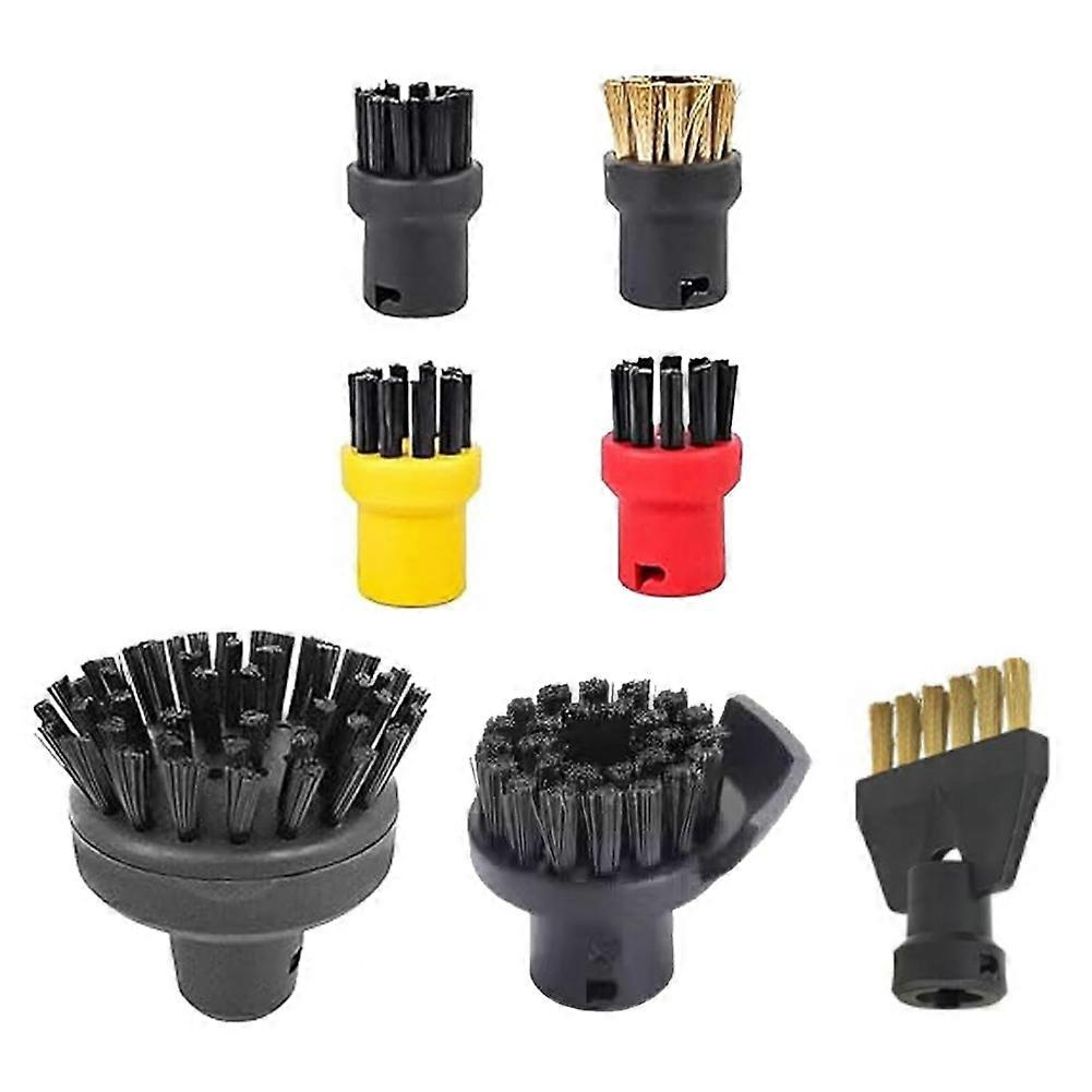 7-teiliges Zubehörset Für Kärcher Easyfix Sc1 Sc2 Sc3 Sc4 Sc5 Ctk10 Ctk20 Dampfreiniger: Rundbürste, Verbindungsdüse