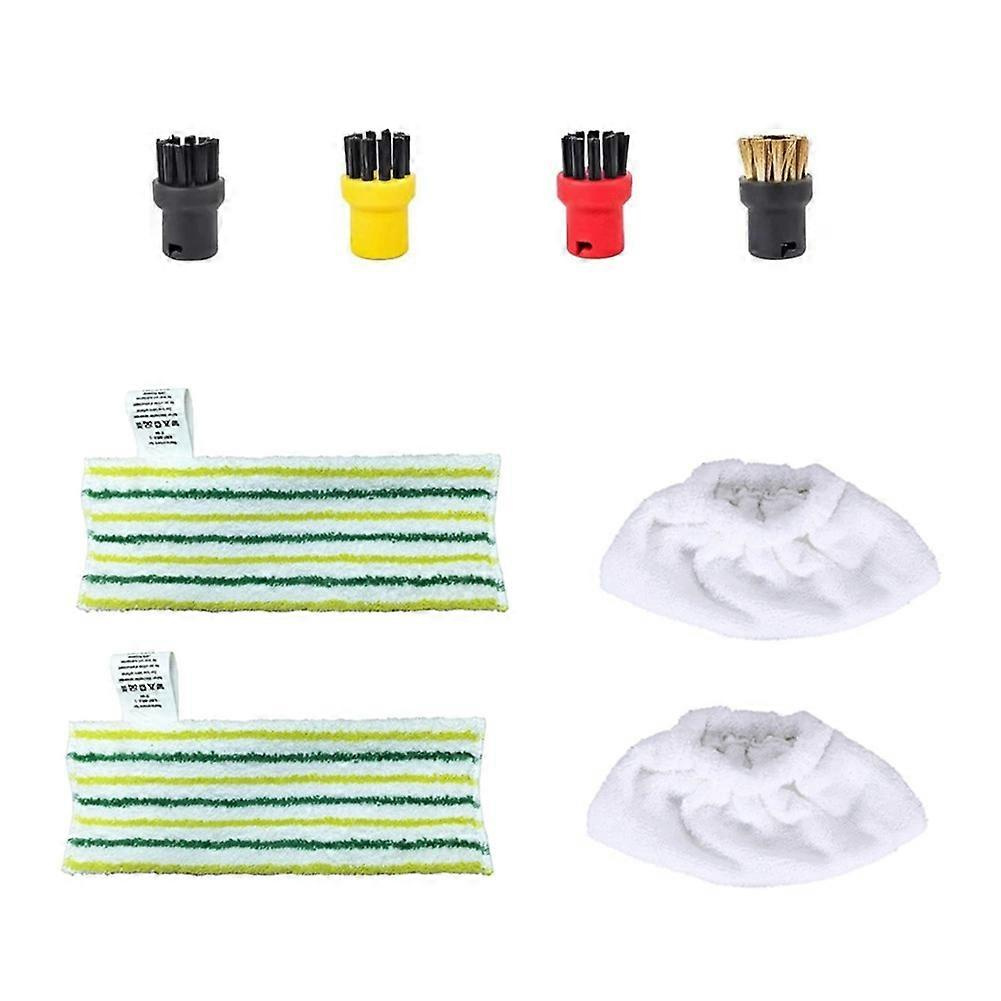 8-teiliges Set Dampfbürstenkopf-düsen-bodentücher Für Kärcher Sc2, Sc3, Sc4, Sc5, Easyfix, Ctk10, Ctk20, Sg4/2, Sg4/4 – Ersatzteile