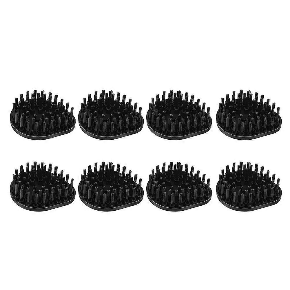 8er-pack Dampfreiniger-bürstenköpfe, Dampfreiniger-aufsätze, Nylon-mopp-ersatzzubehörset Für Harte Oberflächen