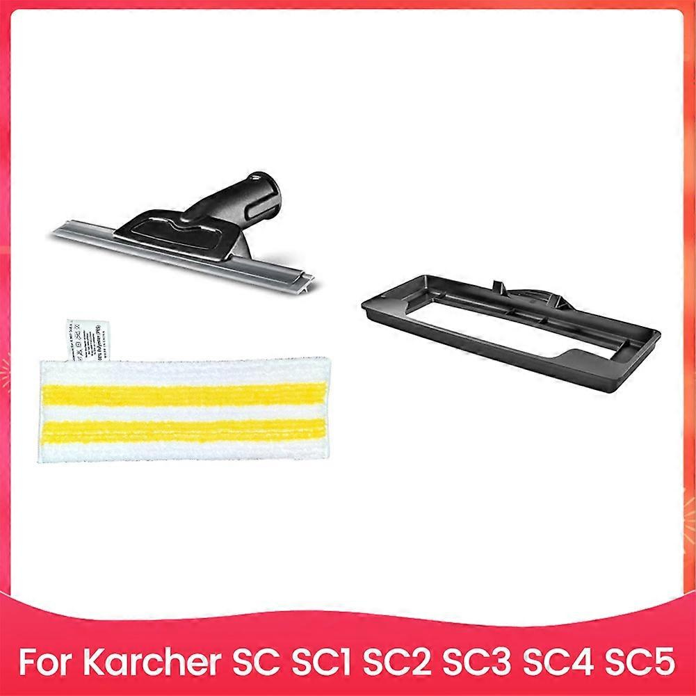 3-teiliges Set Aus Fensterabzieherdüse, Teppichgleiter Und Dampfmopptüchern Für Kärcher Sc1 Sc2 Sc3 Sc4 Sc5 Dampfreiniger – Ersatzteile