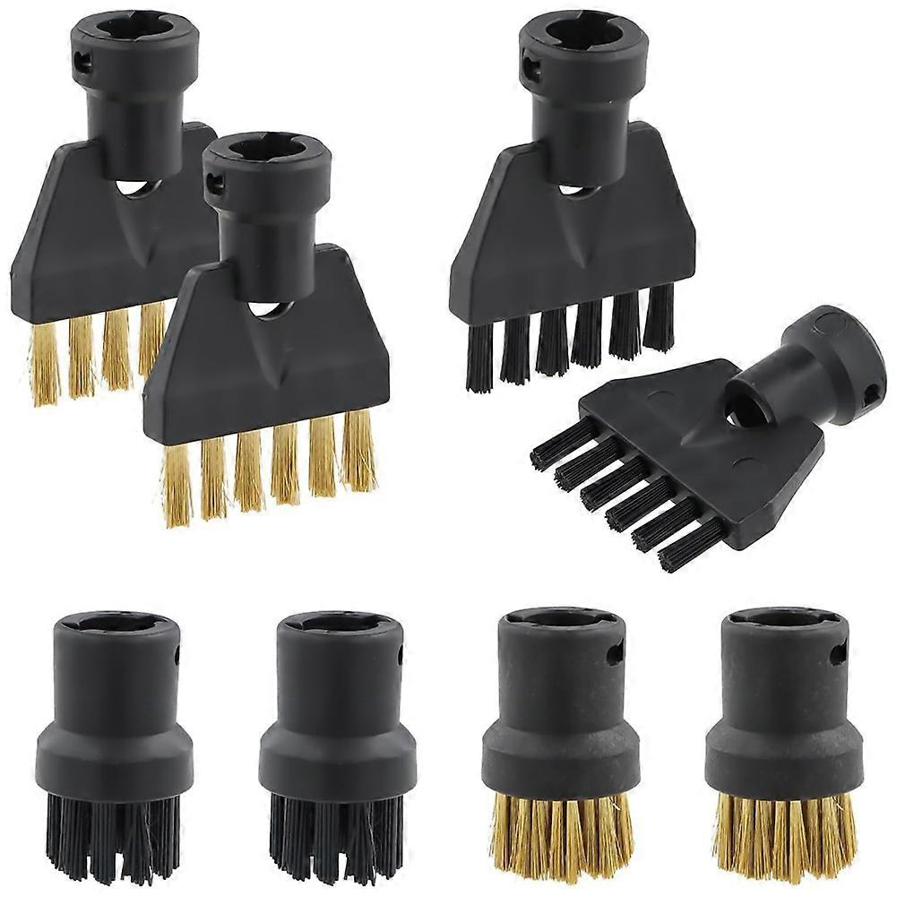 8-teiliges Set Dampfbürstenaufsätze Aus Nylon Und Messing Für Kärcher Dampfreiniger Sc1, Sc2, Sc3, Sc4, Sc5, Sc7, Ctk10 Und Ctk20