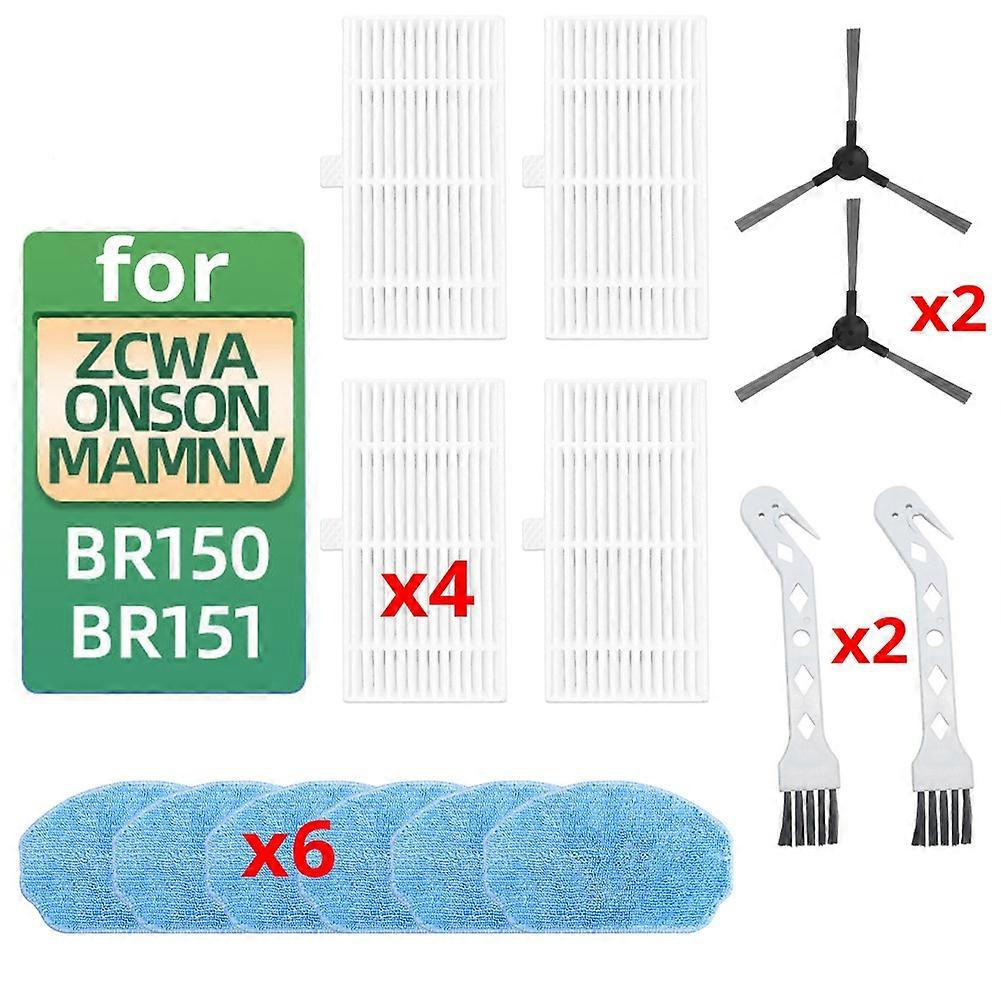 Für Kehrmaschinen Zcwa Onson Mamnv Br150 Br151 Seitenbürste Filtertuch Zubehör Bürste