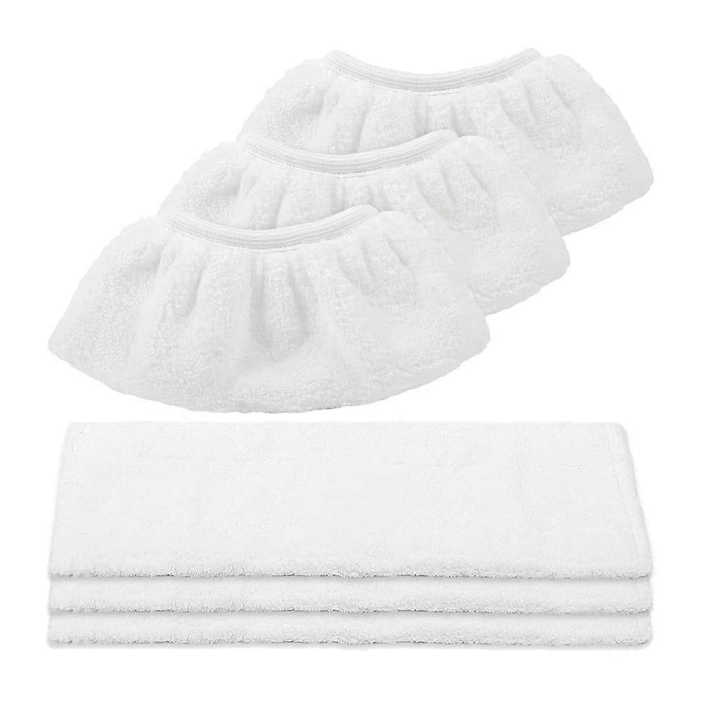 Mikrofasertuch-set Kompatibel Mit Kärcher Easyfix Dampfreiniger Sc2, Sc3, Sc4, Sc5 (3 Für Die Bodendüse)