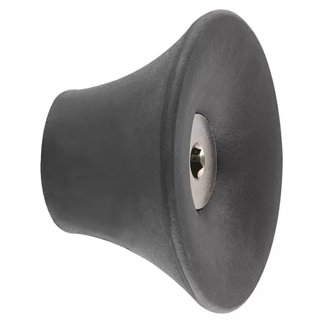 Wagner Wandhaken Hooks4home Tulip Ø 50 mm x 30 mm Schwarz