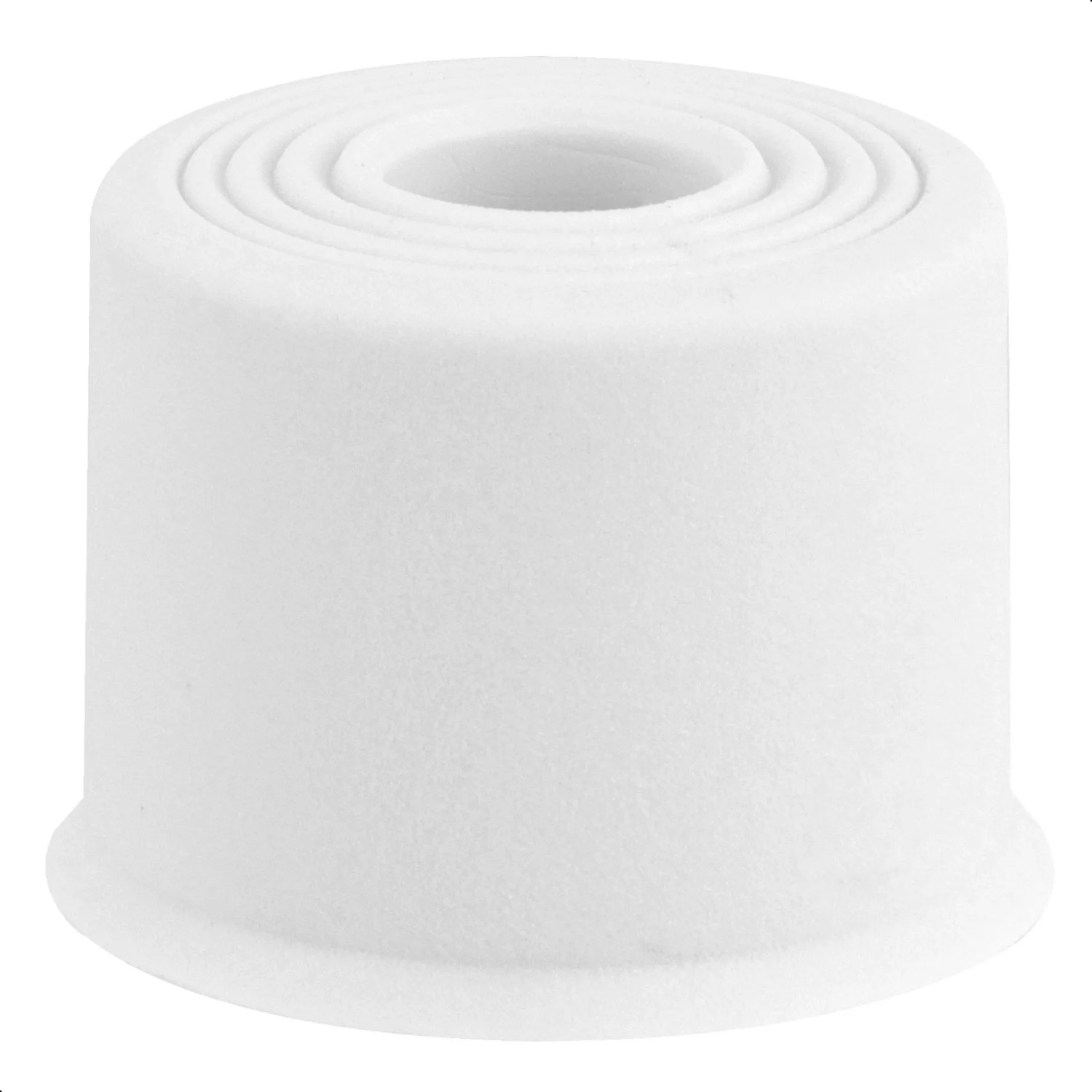 Wagner Boden-/Wandtürstopper Vulkano Ø 35 mm x 25 mm Gummi Weiß