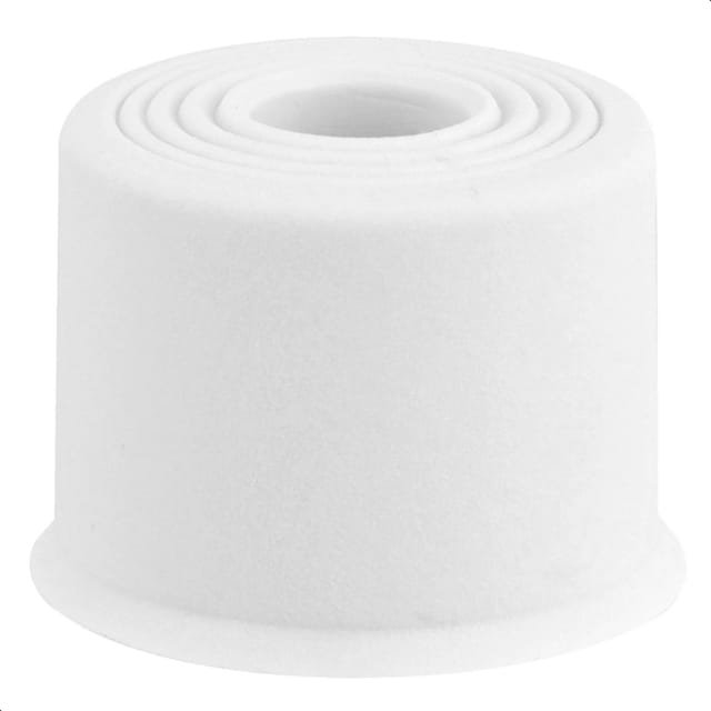 Wagner Boden-/Wandtürstopper Vulkano Ø 35 mm x 25 mm Gummi Weiß