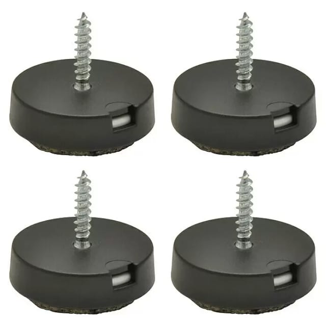 Wagner Filz- & Plastikgleiter 12-teilig QuickClick 2in1 Duo Ø 25 mm