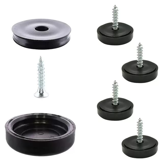 Wagner Gleitaufsatz 12-teilig QuickClick Black Slim Ø 17 mm Schwarz-Grau