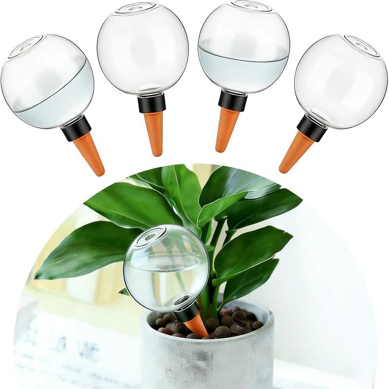 Set Mit 4 Langsam Freisetzenden Bewässerungskugeln Für Garten/haus/innenbereich/außenbereich