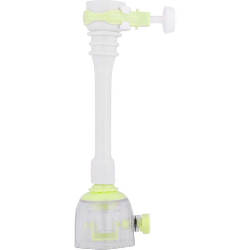 Wassersparende Wasserhahnverlängerung, Spritzschutzfreie Küchenarmaturverlängerung (grün, 18 Cm)