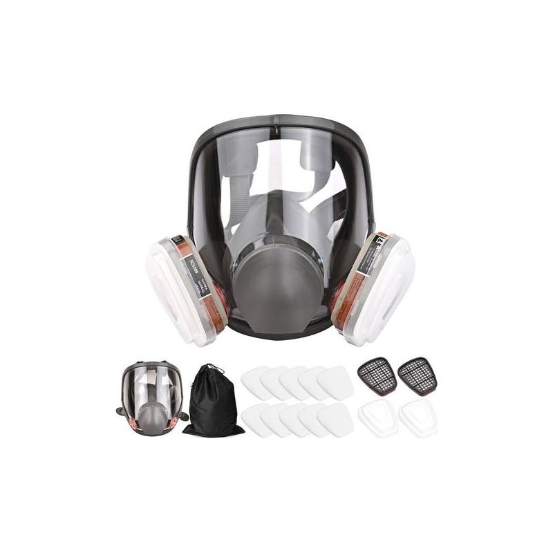 Rnemitery – Vollgesichtsmaske Für Organische Gase – 16 In 1 – Beschlagfreie Linse – Individuelle Passform – Zum Lackieren Und Schweißen