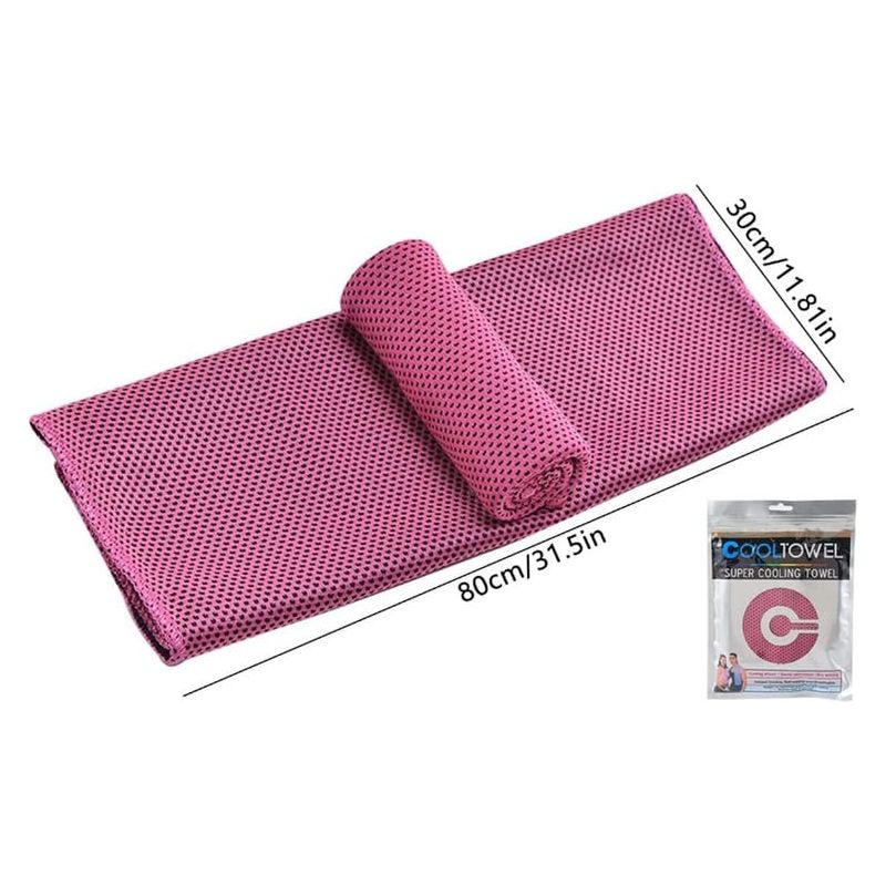 Sofort Kühlendes Handtuch – 10 Stück Mikrofaser Für Sport, Yoga, Reisen, Einfach Zu Verwenden