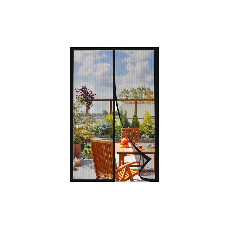 Sunxury – Magnetisches Tür- Und Fenster-moskitonetz 90 × 230 Cm – Bohrfreie Montage – Strapazierfähiges Polyester – Effektiver Insektenschutz