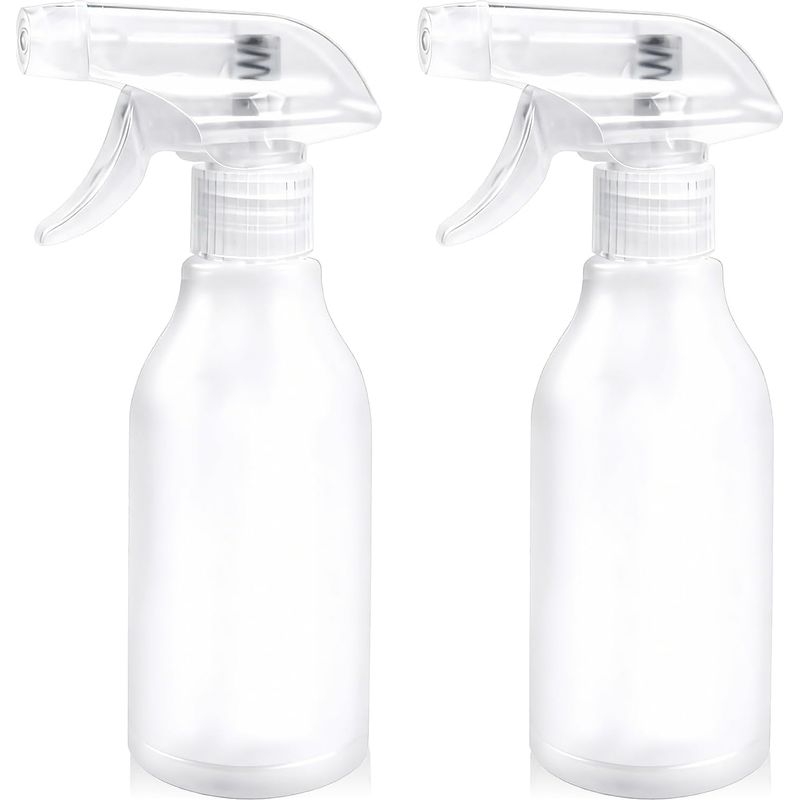 300 Ml Leere Sprühflasche, 2 Stück, Verstellbare Düse, Auslaufsicher, Skaliert, Für Garten/haare/haustiere