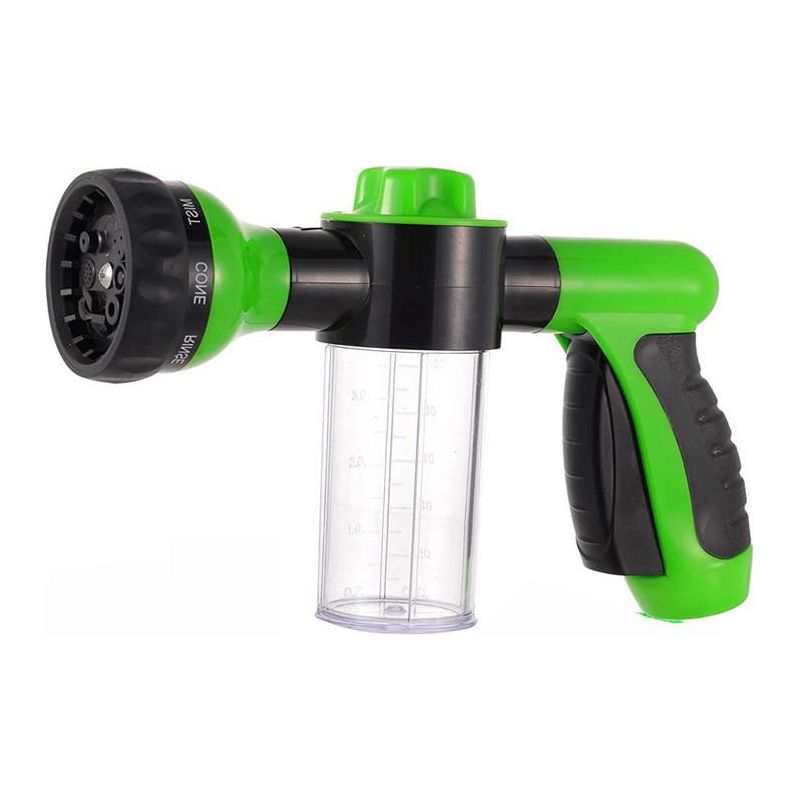 Yidomde Wasserschaum-sprühpistole, Ersatz-schaum-sprühpistole Für Autos, Sprühspender, Reinigungspistole, 8 Sprühmodi, Umweltfreundliche Reinigung.